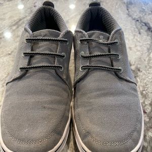 Gray Under Armour slip on men’s shoes Size 8